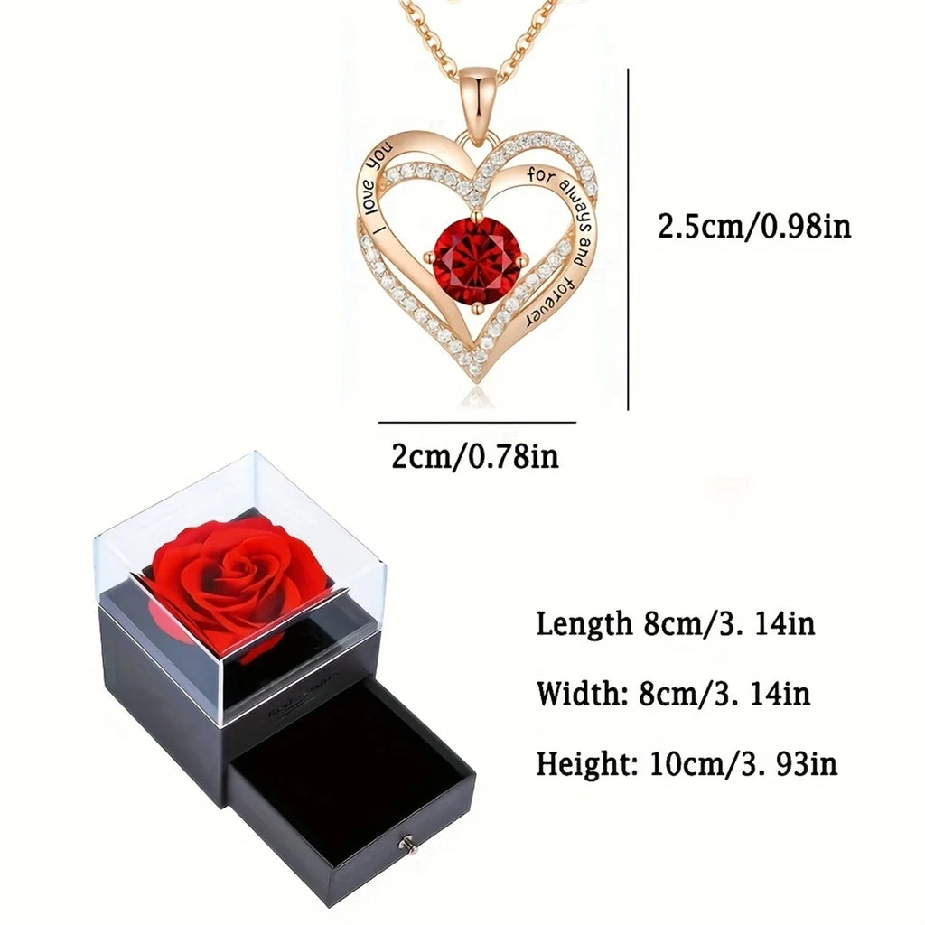 Kismet Valentine’s Eternal Rose & Necklace Gift Set